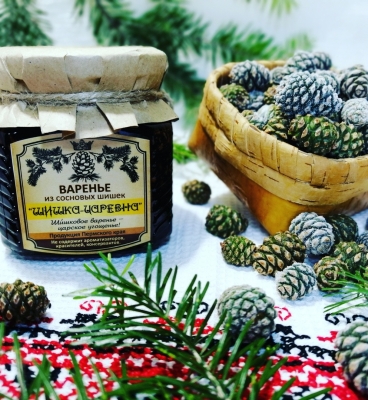 Варенье из молодых сосновых шишек "Шишка-Царевна"